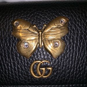 Gucci butterfly wallet